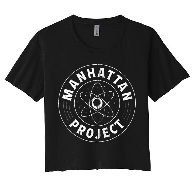 Manhattan Project Design Atomic Energy Bomb Crop Top