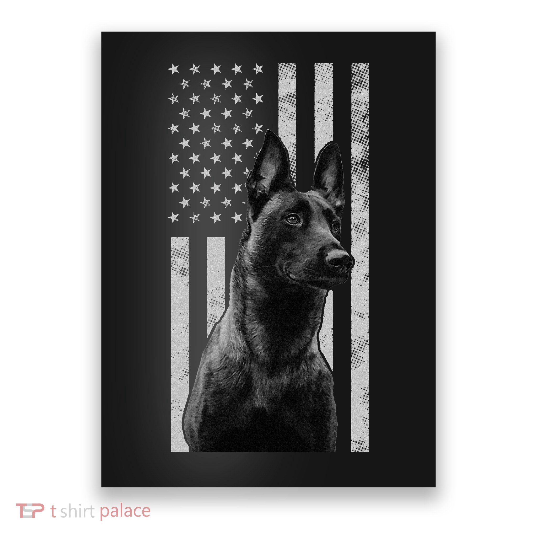 Malinois Police Dog Proud Owner USA K9 Police Canine Handler Poster