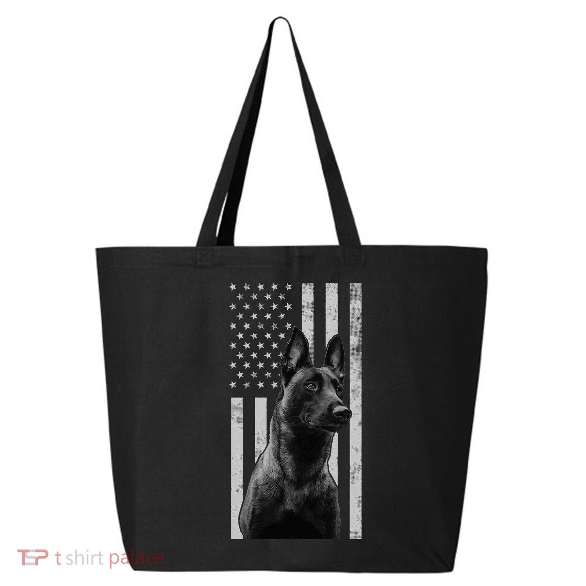 Malinois Police Dog Proud Owner USA K9 Police Canine Handler 25L Jumbo Tote