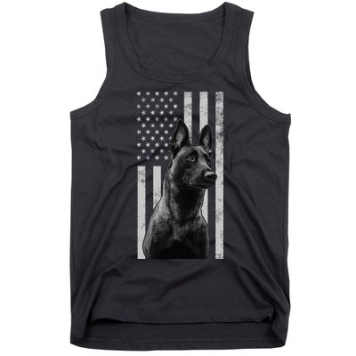 Malinois Police Dog Proud Owner USA K9 Police Canine Handler Tank Top