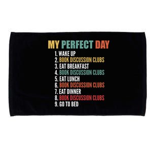 My Perfect Day Funny Book Discussion Clubs Meaningful Gift Microfiber Hand Towel