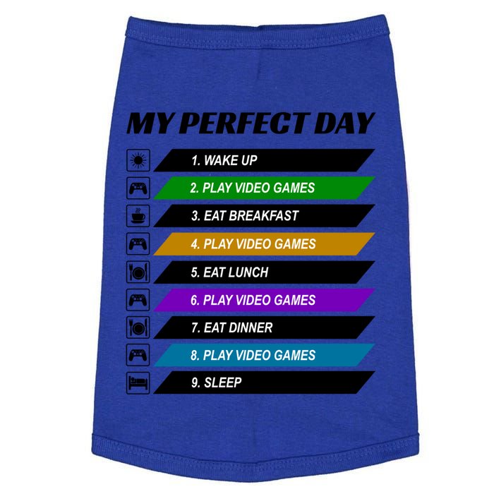 My Perfect Day Video Games Great Cool Gaming Gift For Gamers Gift Doggie Tank