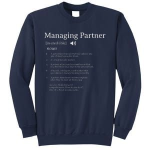 Managing Partner Definition Employee Appreciation Accountant Sweatshirt