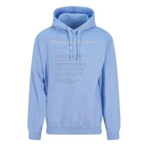 Managing Partner Definition Employee Appreciation Accountant Unisex Surf Hoodie