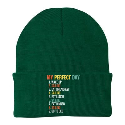 My Perfect Day Wake Up Sailing Eat Breakfast Sailing Eat Knit Cap Winter Beanie