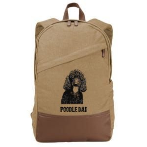 Men Poodle Dad Standard Poodle Dad Cotton Canvas Backpack