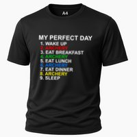 My Perfect Day Archery Meaningful Gift Cooling Performance Crew T-Shirt