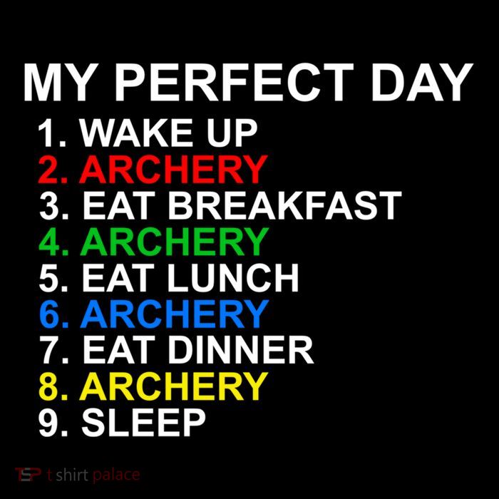 My Perfect Day Archery Meaningful Gift Sustainable Bucket Hat