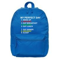 My Perfect Day Archery Meaningful Gift 16 in Basic Backpack