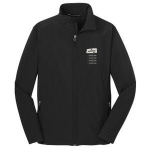 My Perfect Day Homebrewing Rest Day Brewery Day Off Holiday Gift Core Soft Shell Jacket