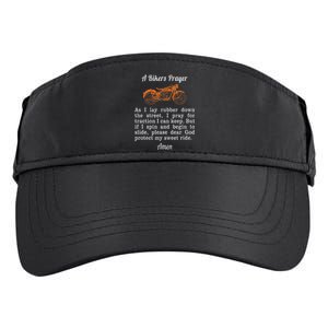 Motorcycle Prayer Design Bikers Prayer Adult Drive Performance Visor