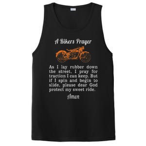 Motorcycle Prayer Design Bikers Prayer PosiCharge Competitor Tank