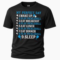 My Perfect Day Play Pickleball Funny Pickleball Gift Cooling Performance Crew T-Shirt