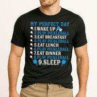 My Perfect Day Play Pickleball Funny Pickleball Gift Cooling Performance Crew T-Shirt