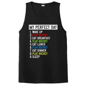 My Perfect Day: Play Hockey All Day Long! Gift PosiCharge Competitor Tank