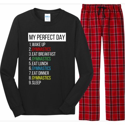 My Perfect Day Gymnastics Gift Long Sleeve Pajama Set