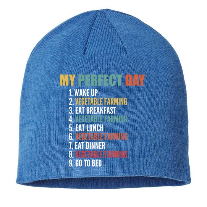 My Perfect Day Funny Vegetable Farming Gift Sustainable Beanie