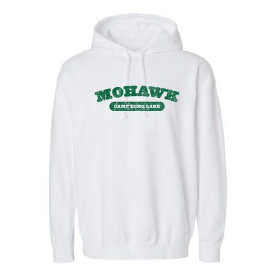 Mohawk Pill Design Garment-Dyed Fleece Hoodie