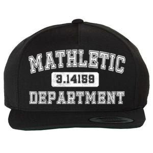 Mathletic Pi Departgreat Gift Pi Day Funny Math Gift Great Gift Wool Snapback Cap