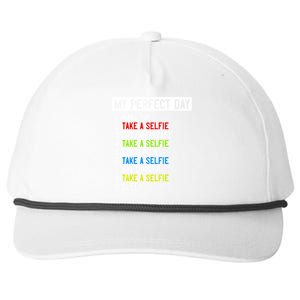 My Perfect Day: Take A Sie All Day Long! Gift Snapback Five-Panel Rope Hat