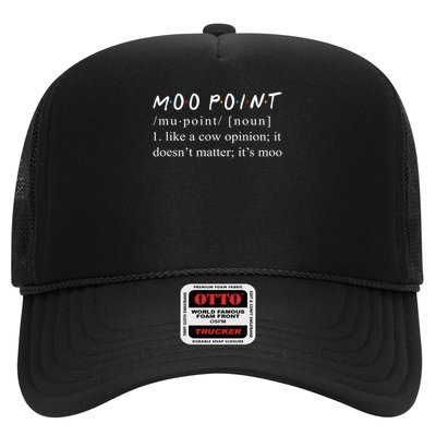 Moo Point Definition Funny Moo Point Trucker Hat