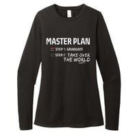 Master Plan Degree Academic Diploma Graduation Mba Graduate Womens CVC Long Sleeve Shirt