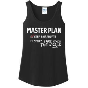 Master Plan Degree Academic Diploma Graduation Mba Graduate Ladies Essential Tank