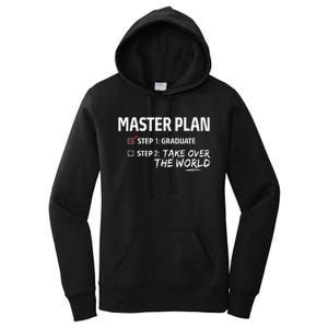 Master Plan Degree Academic Diploma Graduation Mba Graduate Women's Pullover Hoodie