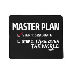 Master Plan Degree Academic Diploma Graduation Mba Graduate Mousepad