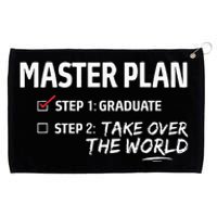 Master Plan Degree Academic Diploma Graduation Mba Graduate Grommeted Golf Towel