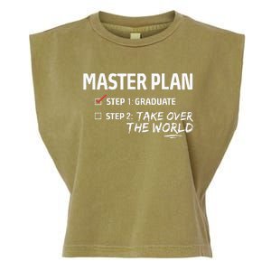 Master Plan Degree Academic Diploma Graduation Mba Graduate Garment-Dyed Women's Muscle Tee