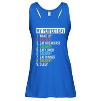 My Perfect Day Bow Archer Bow Hunter Archery Cool Gift Ladies Essential Flowy Tank