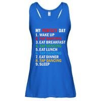 My Perfect Day Tap Dance Teacher Tap Dancer Cute Gift Ladies Essential Flowy Tank