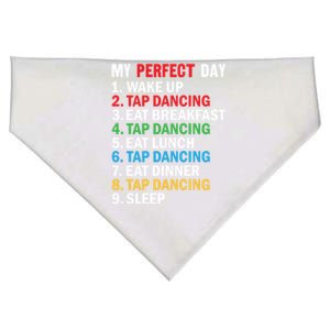 My Perfect Day Tap Dance Teacher Tap Dancer Cute Gift USA-Made Doggie Bandana