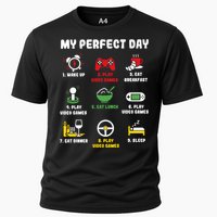 My Perfect Day Gamer Cool Gamer Video Game Cooling Performance Crew T-Shirt