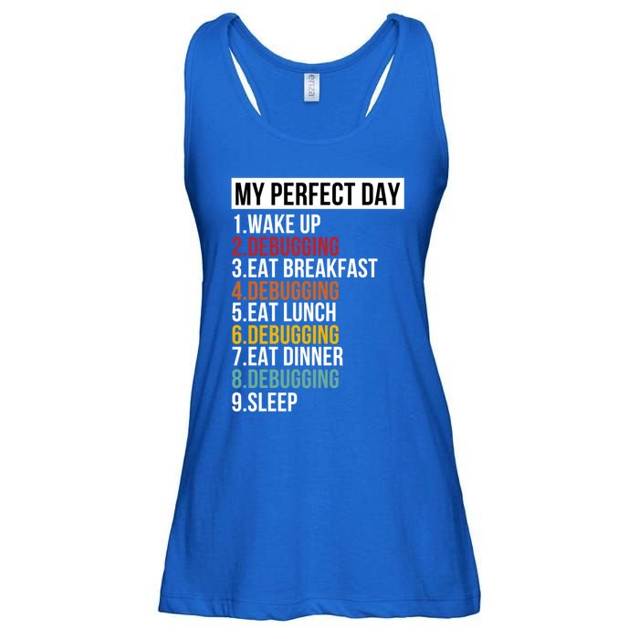 My Perfect Day For Coders And Programmers Gift Ladies Essential Flowy Tank