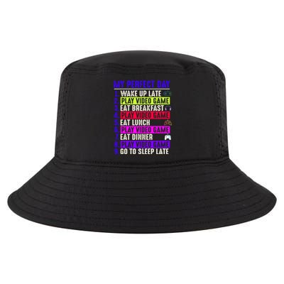 My Perfect Day Gamer Gift Cool Comfort Performance Bucket Hat