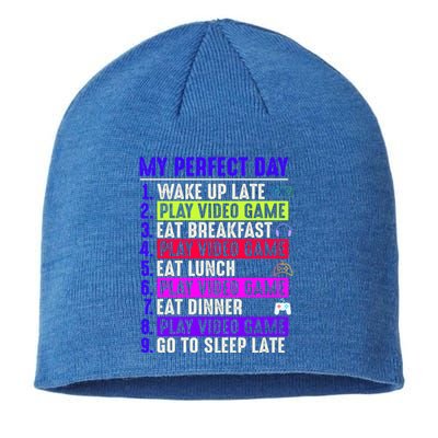 My Perfect Day Gamer Gift Sustainable Beanie