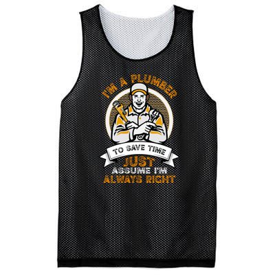 Men Plumber Dad – Plumbing Pipefitters Plumber Mesh Reversible Basketball Jersey Tank