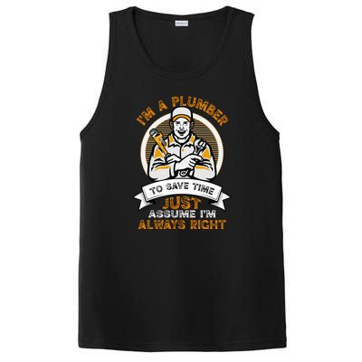 Men Plumber Dad – Plumbing Pipefitters Plumber PosiCharge Competitor Tank