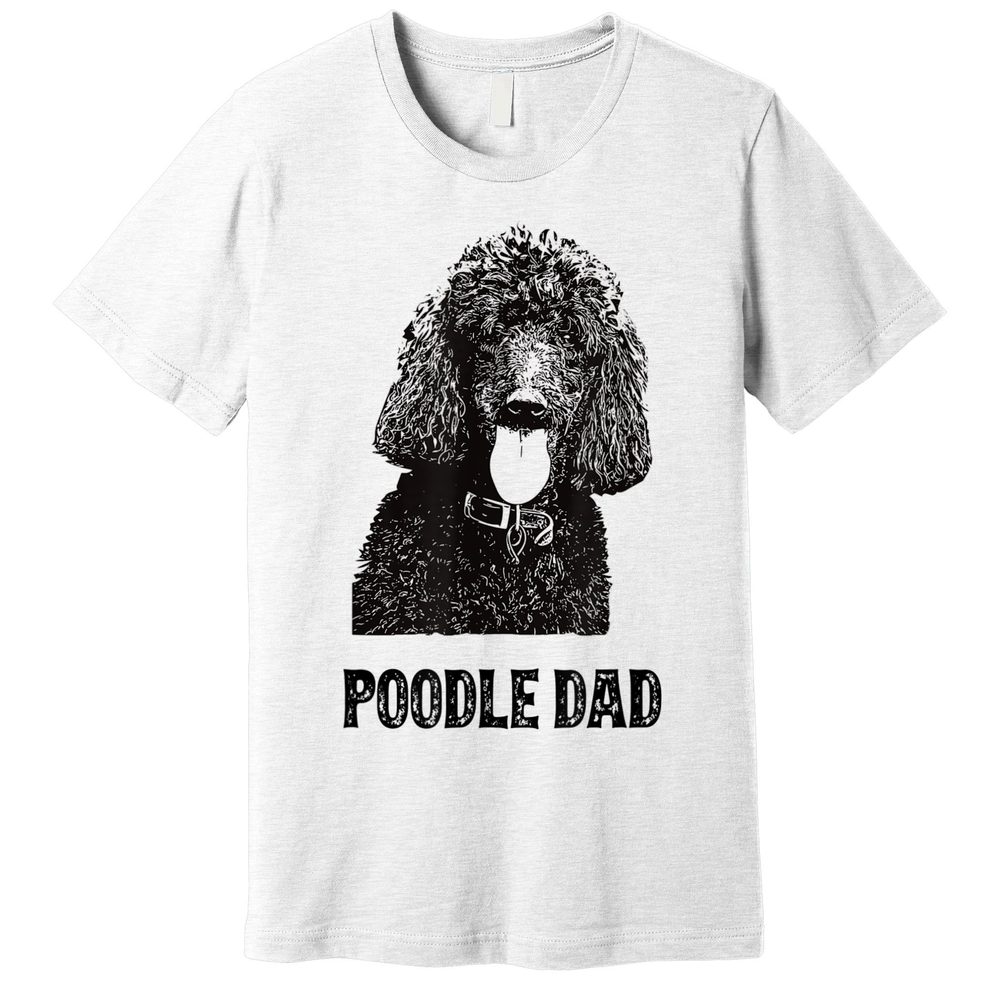 Mens Poodle Dad Standard Poodle Dad Premium T-Shirt