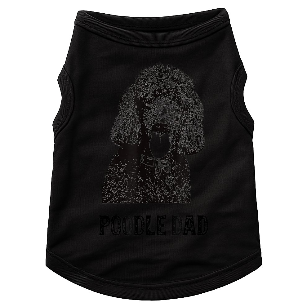 Mens Poodle Dad Standard Poodle Dad Doggie Tank