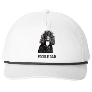 Mens Poodle Dad Standard Poodle Dad Snapback Five-Panel Rope Hat