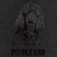 Mens Poodle Dad Standard Poodle Dad Adult Drive Performance Visor