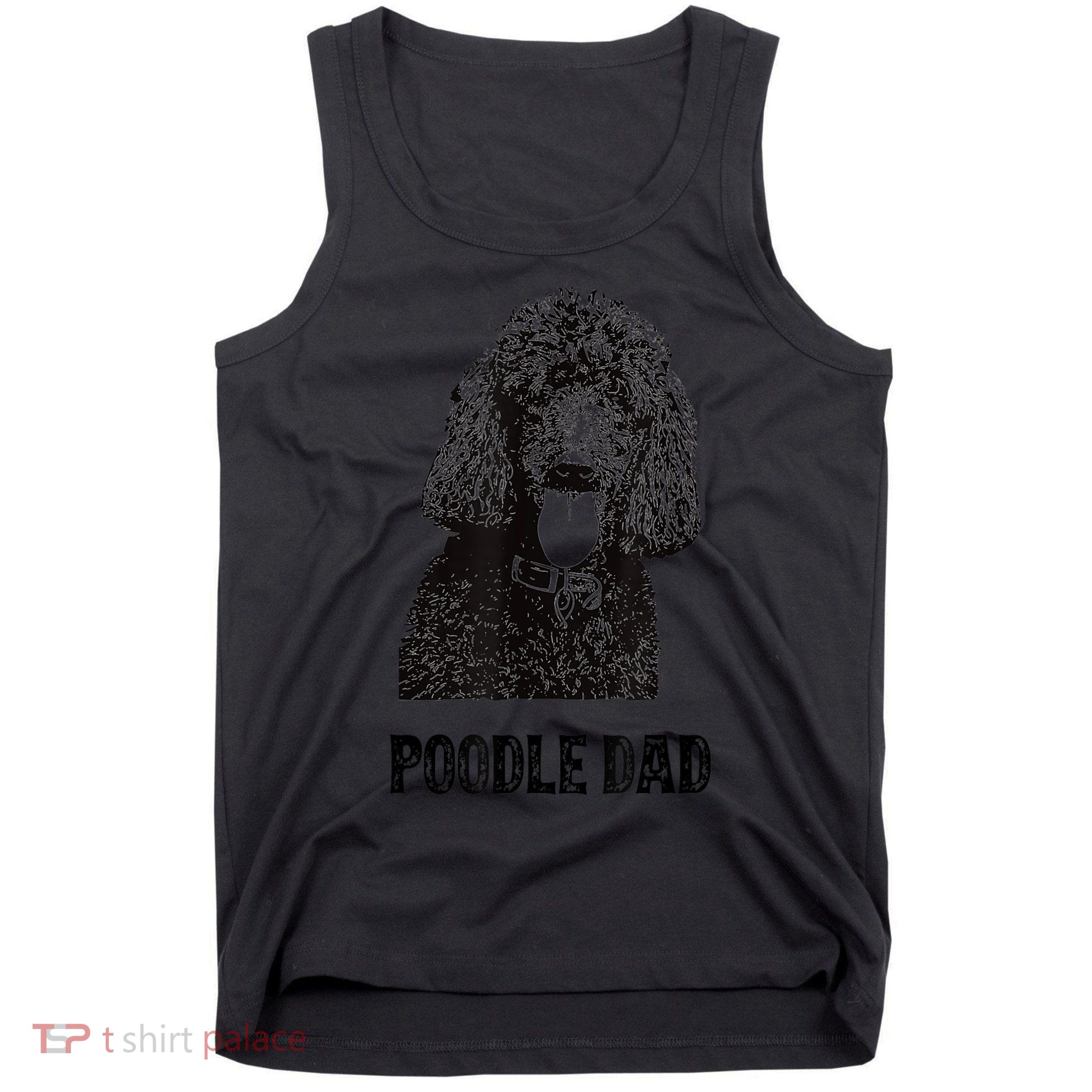 Mens Poodle Dad Standard Poodle Dad Tank Top