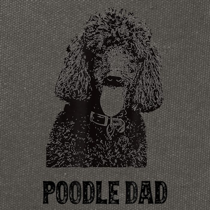 Mens Poodle Dad Standard Poodle Dad Cotton Canvas Backpack