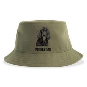 Mens Poodle Dad Standard Poodle Dad Sustainable Bucket Hat