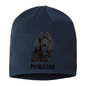 Mens Poodle Dad Standard Poodle Dad Sustainable Beanie