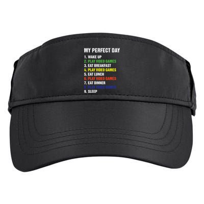 My Perfect Day Gaming Video Gamer Gifts Adult Drive Performance Visor
