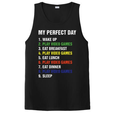 My Perfect Day Gaming Video Gamer Gifts PosiCharge Competitor Tank